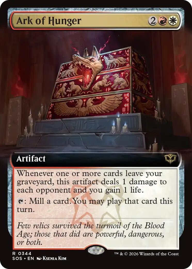 Image for Ark of Hunger (Extended Art) (344) (Foil) (Secrets of Strixhaven) - Magic: The Gathering