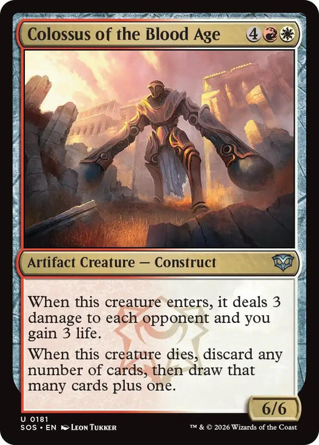 Image for Colossus of the Blood Age (181) (Secrets of Strixhaven) - Magic: The Gathering