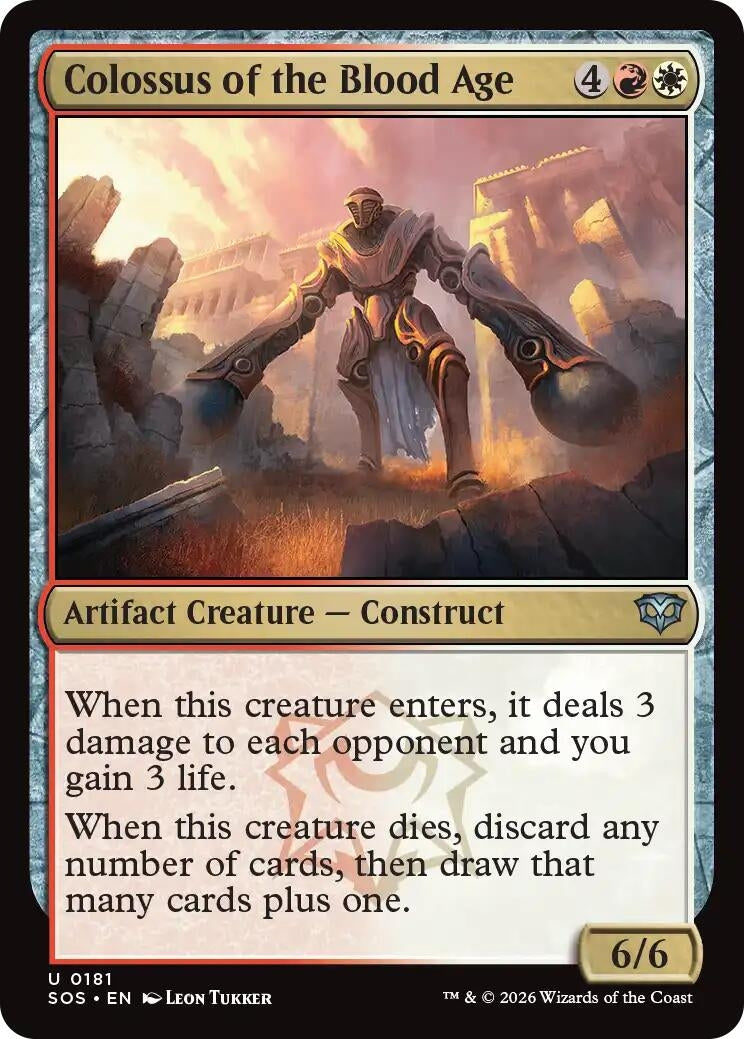 Image for Colossus of the Blood Age (181) (Foil) (Secrets of Strixhaven) - Magic: The Gathering
