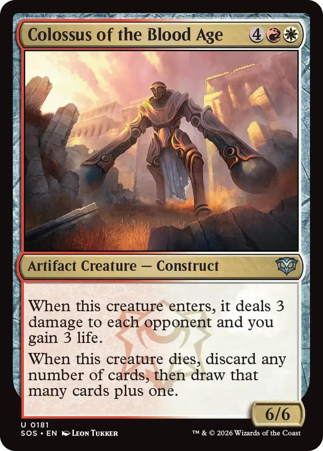 Image for Colossus of the Blood Age (181) (Foil) (Secrets of Strixhaven) - Magic: The Gathering