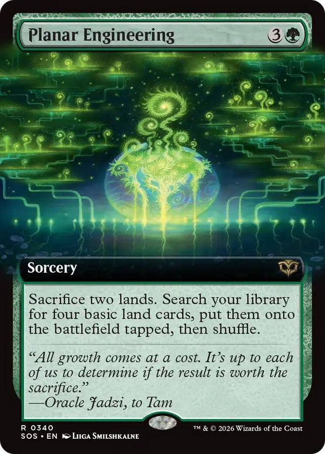 Image for Planar Engineering (Extended Art) (340) (Foil) (Secrets of Strixhaven) - Magic: The Gathering