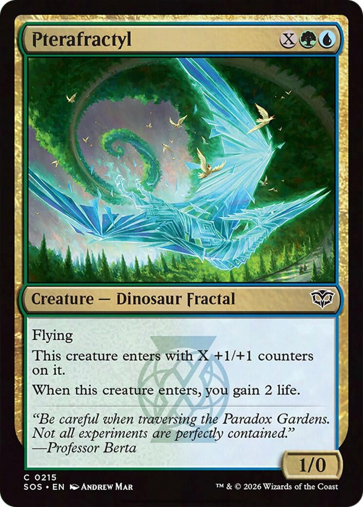 Image for Pterafractyl (215) (Foil) (Secrets of Strixhaven) - Magic: The Gathering