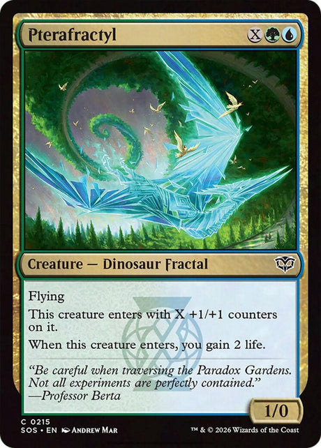 Image for Pterafractyl (215) (Foil) (Secrets of Strixhaven) - Magic: The Gathering