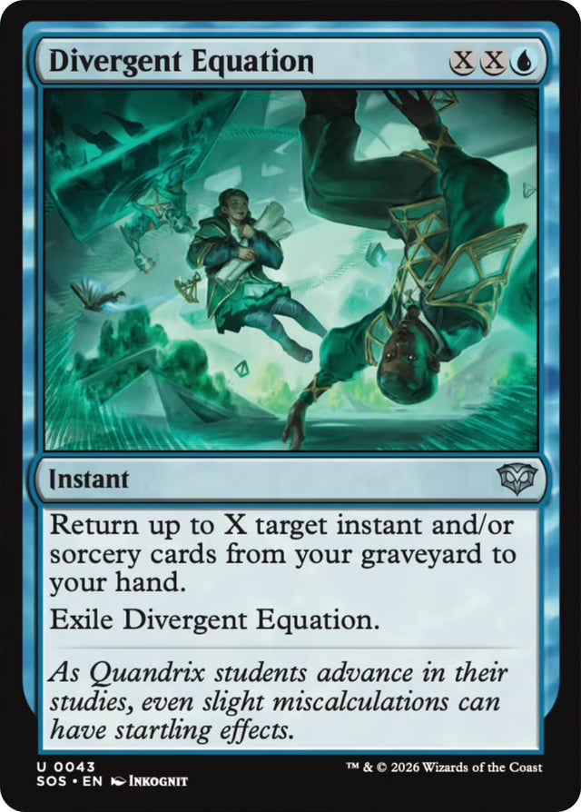 Image for Divergent Equation (43) (Foil) (Secrets of Strixhaven) - Magic: The Gathering