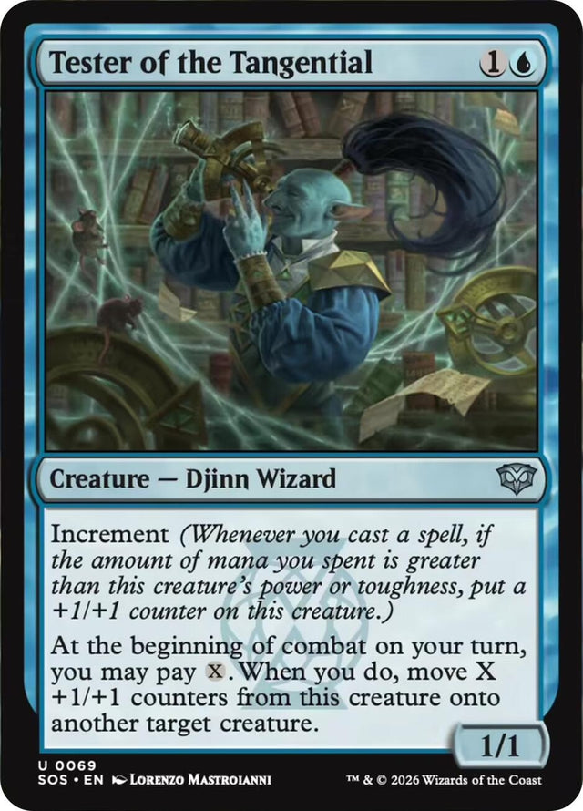 Image for Tester of the Tangential (69) (Foil) (Secrets of Strixhaven) - Magic: The Gathering