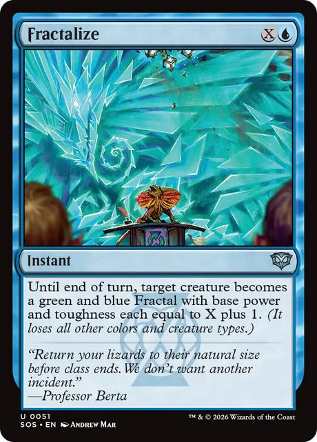 Image for Fractalize (51) (Foil) (Secrets of Strixhaven) - Magic: The Gathering