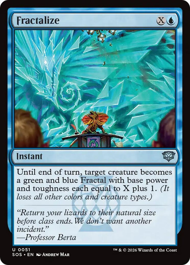 Image for Fractalize (51) (Foil) (Secrets of Strixhaven) - Magic: The Gathering