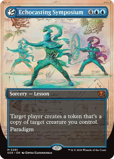 Image for Echocasting Symposium (Borderless) (291) (Foil) (Secrets of Strixhaven) - Magic: The Gathering