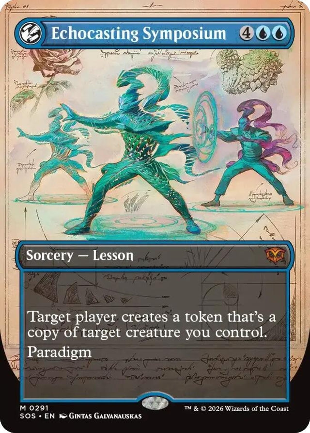 Image for Echocasting Symposium (Borderless) (291) (Foil) (Secrets of Strixhaven) - Magic: The Gathering