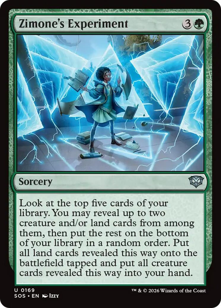 Image for Zimone's Experiment (169) (Foil) (Secrets of Strixhaven) - Magic: The Gathering