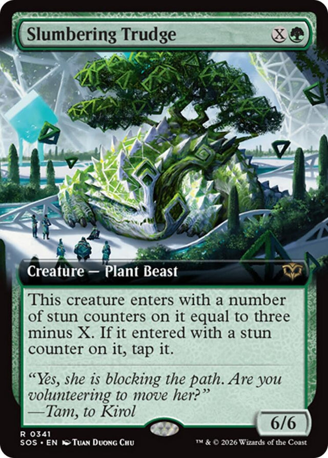 Image for Slumbering Trudge (Extended Art) (341) (Foil) (Secrets of Strixhaven) - Magic: The Gathering