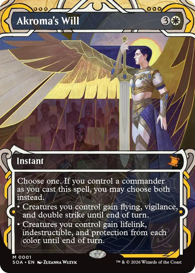 Image for Akroma's Will (1) (Foil) (Secrets of Strixhaven: Mystical Archive) - Magic: The Gathering