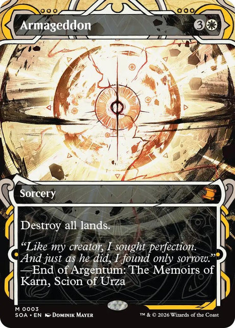 Image for Armageddon (3) (Foil) (Secrets of Strixhaven: Mystical Archive) - Magic: The Gathering