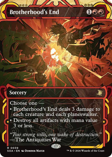 Image for Brotherhood's End (39) (Foil) (Secrets of Strixhaven: Mystical Archive) - Magic: The Gathering