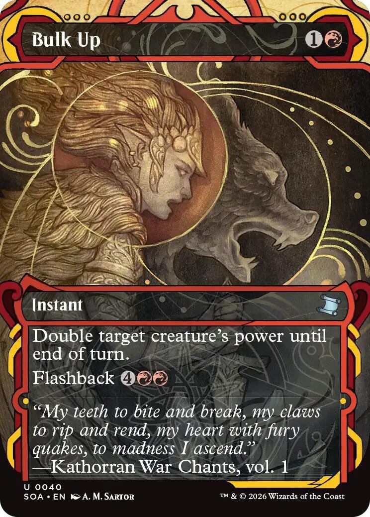 Image for Bulk Up (40) (Foil) (Secrets of Strixhaven: Mystical Archive) - Magic: The Gathering