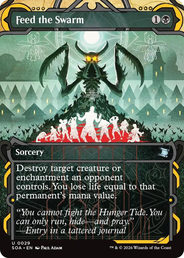 Image for Feed the Swarm (29) (Foil) (Secrets of Strixhaven: Mystical Archive) - Magic: The Gathering