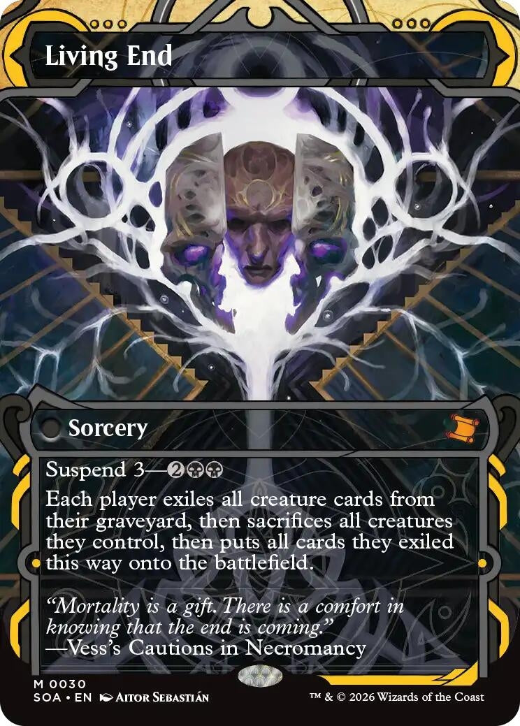 Image for Living End (30) (Foil) (Secrets of Strixhaven: Mystical Archive) - Magic: The Gathering