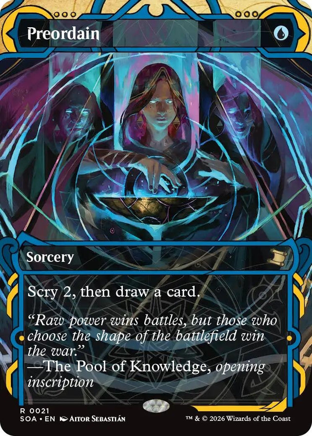 Image for Preordain (21) (Foil) (Secrets of Strixhaven: Mystical Archive) - Magic: The Gathering