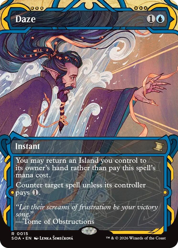 Image for Daze (15) (Foil) (Secrets of Strixhaven: Mystical Archive) - Magic: The Gathering