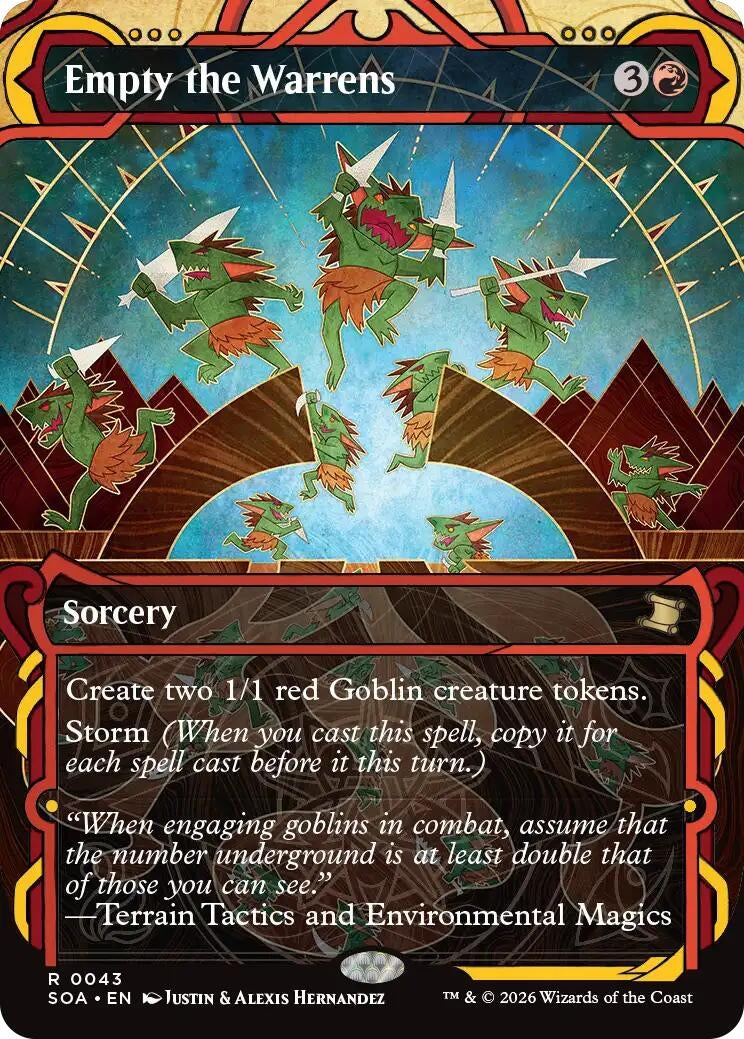 Image for Empty the Warrens (43) (Foil) (Secrets of Strixhaven: Mystical Archive) - Magic: The Gathering