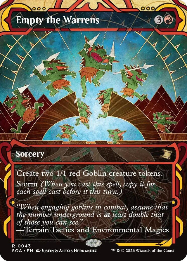 Image for Empty the Warrens (43) (Foil) (Secrets of Strixhaven: Mystical Archive) - Magic: The Gathering