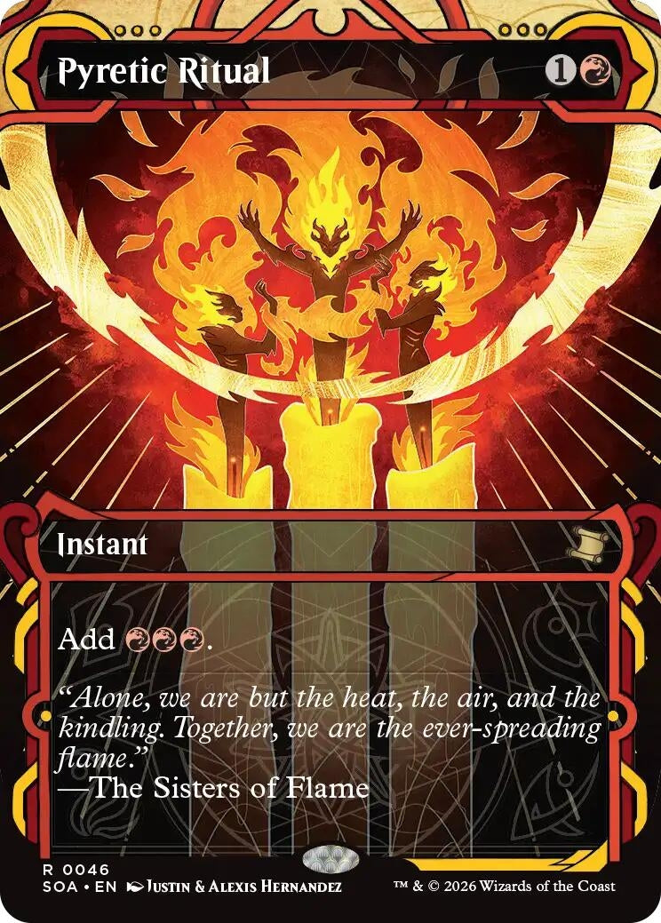 Image for Pyretic Ritual (46) (Foil) (Secrets of Strixhaven: Mystical Archive) - Magic: The Gathering