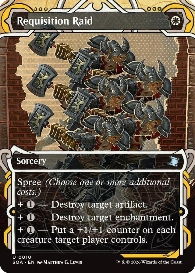 Image for Requisition Raid (10) (Foil) (Secrets of Strixhaven: Mystical Archive) - Magic: The Gathering