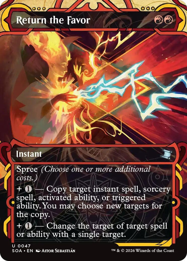 Image for Return the Favor (47) (Foil) (Secrets of Strixhaven: Mystical Archive) - Magic: The Gathering