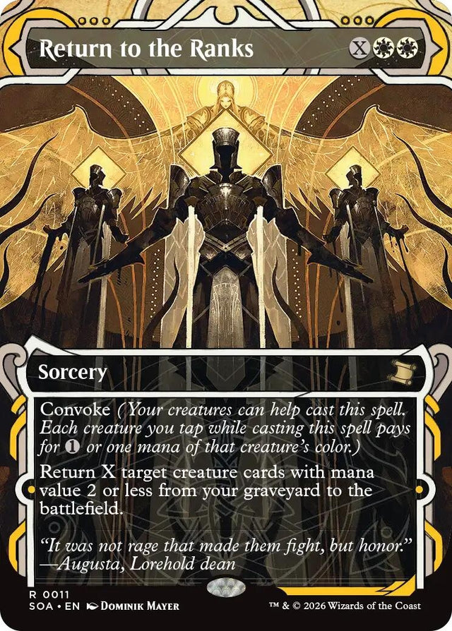 Image for Return to the Ranks (11) (Secrets of Strixhaven: Mystical Archive) - Magic: The Gathering