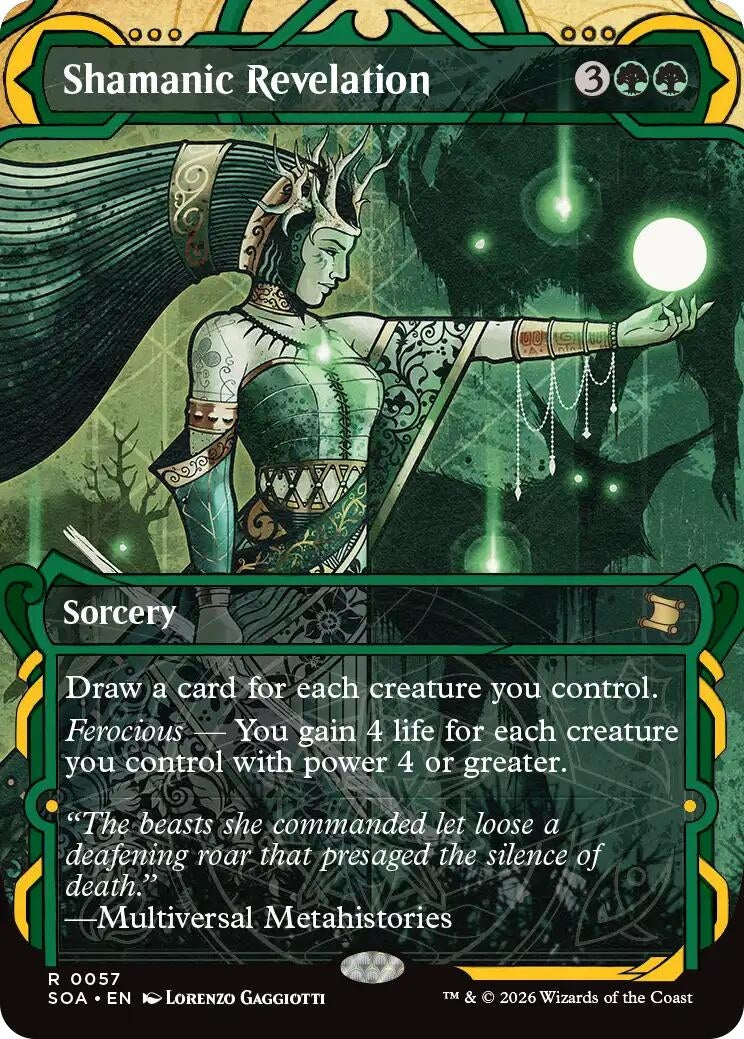 Image for Shamanic Revelation (57) (Foil) (Secrets of Strixhaven: Mystical Archive) - Magic: The Gathering