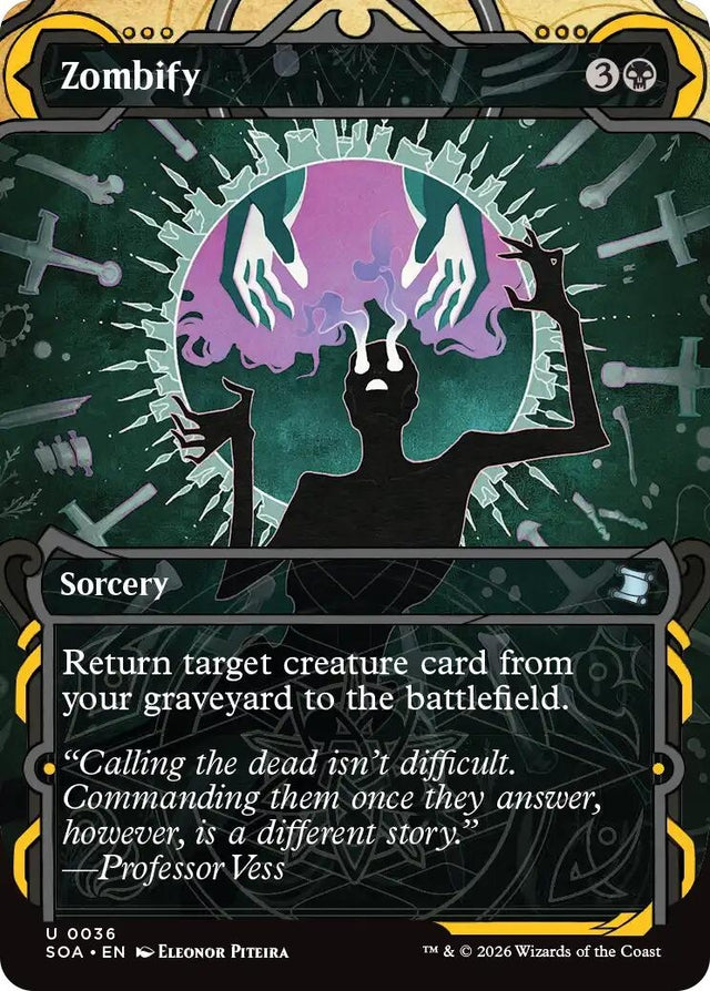 Image for Zombify (36) (Foil) (Secrets of Strixhaven: Mystical Archive) - Magic: The Gathering