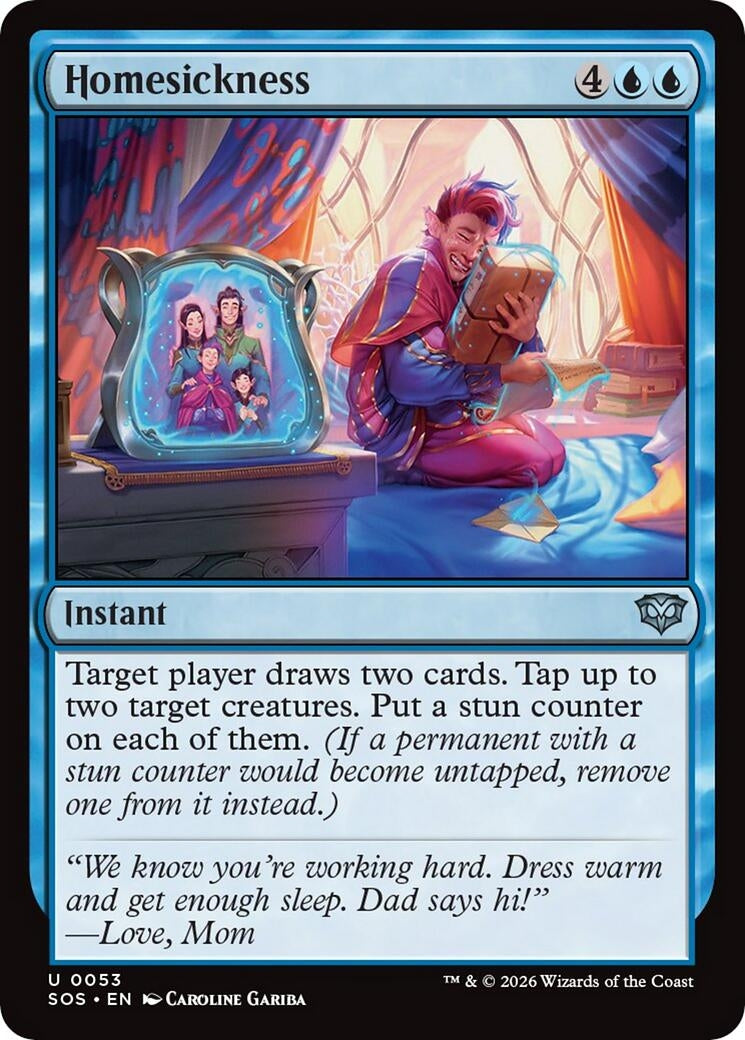 Image for Homesickness (53) (Foil) (Secrets of Strixhaven) - Magic: The Gathering