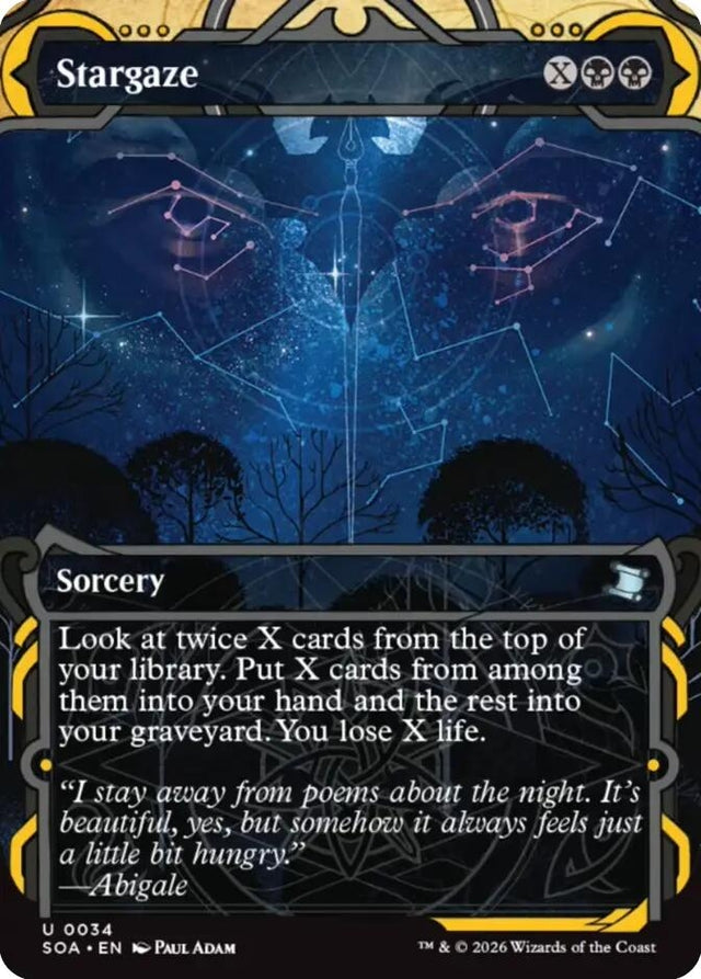 Image for Stargaze (34) (Foil) (Secrets of Strixhaven: Mystical Archive) - Magic: The Gathering
