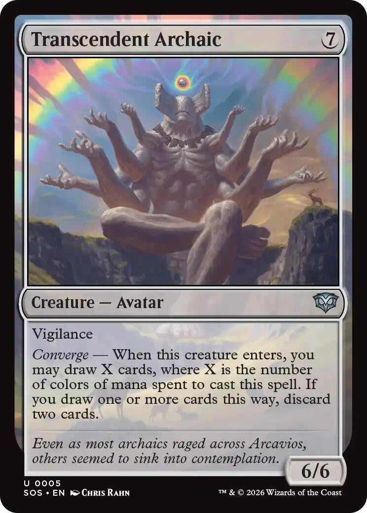 Image for Transcendent Archaic (5) (Secrets of Strixhaven) - Magic: The Gathering