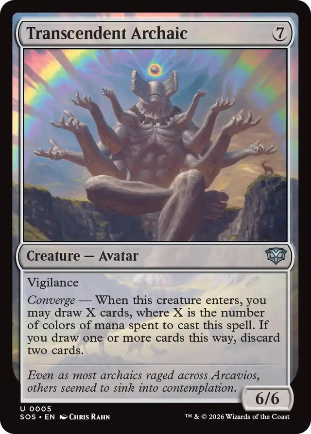 Image for Transcendent Archaic (5) (Secrets of Strixhaven) - Magic: The Gathering