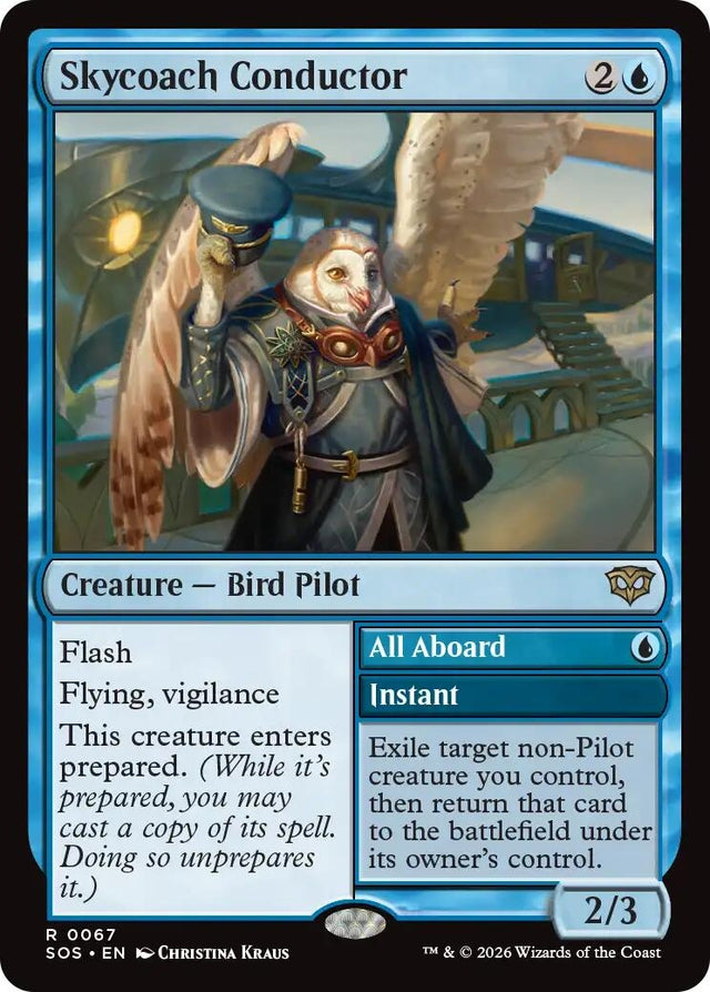 Image for Skycoach Conductor (67) (Foil) (Secrets of Strixhaven) - Magic: The Gathering