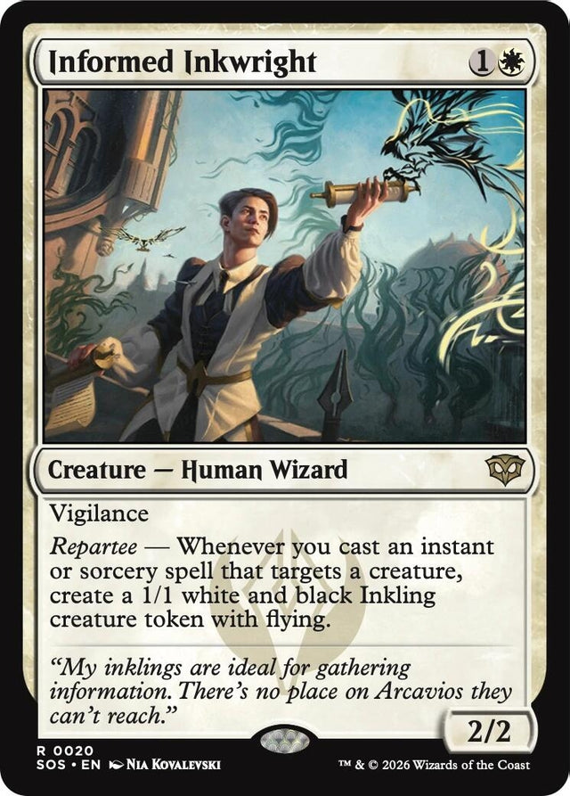 Image for Informed Inkwright (20) (Secrets of Strixhaven) - Magic: The Gathering