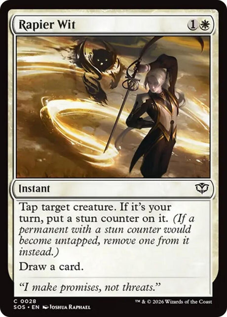 Image for Rapier Wit (28) (Foil) (Secrets of Strixhaven) - Magic: The Gathering