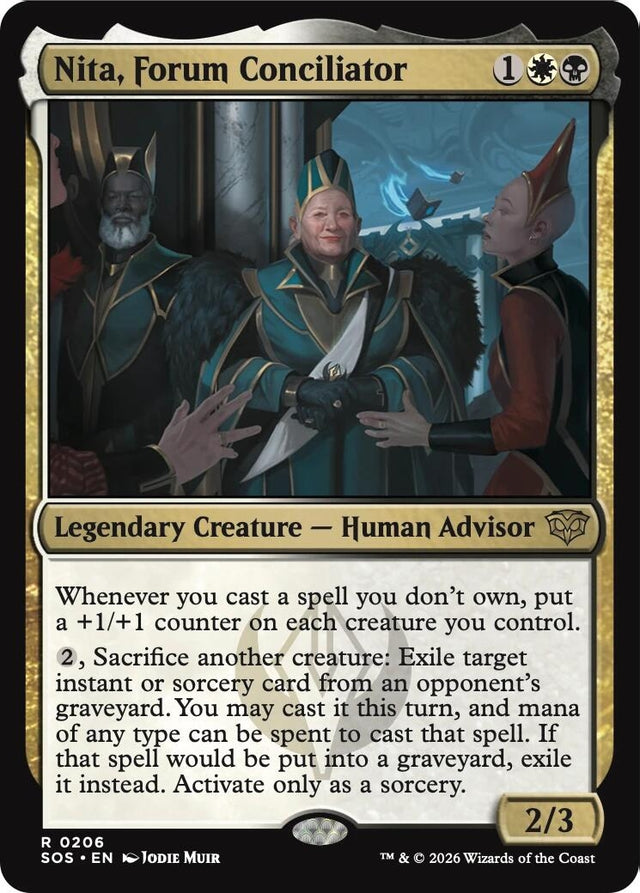 Image for Nita, Forum Conciliator (206) (Foil) (Secrets of Strixhaven) - Magic: The Gathering