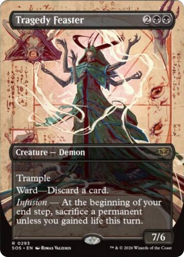 Image for Tragedy Feaster (Borderless) (293) (Foil) (Secrets of Strixhaven) - Magic: The Gathering