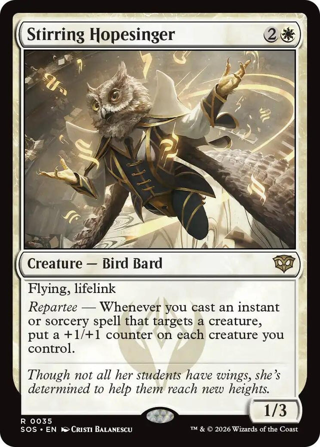 Image for Stirring Hopesinger (35) (Secrets of Strixhaven) - Magic: The Gathering