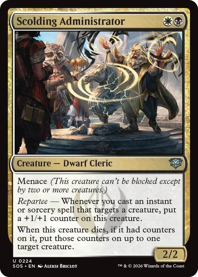 Image for Scolding Administrator (224) (Secrets of Strixhaven) - Magic: The Gathering