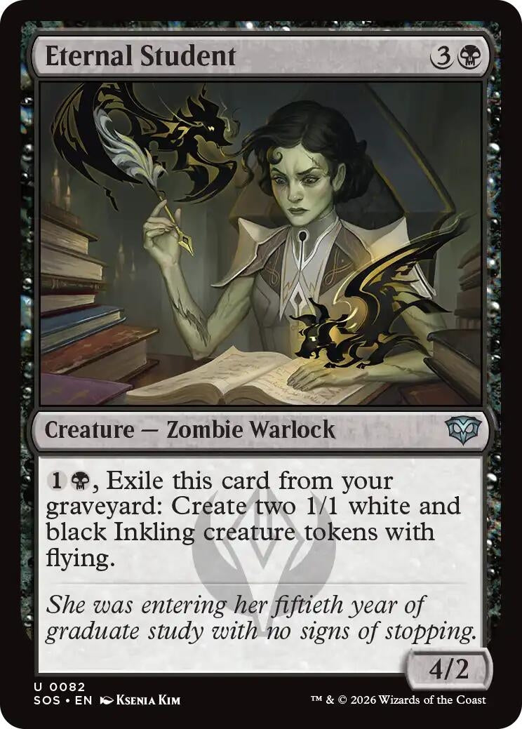 Image for Eternal Student (82) (Foil) (Secrets of Strixhaven) - Magic: The Gathering
