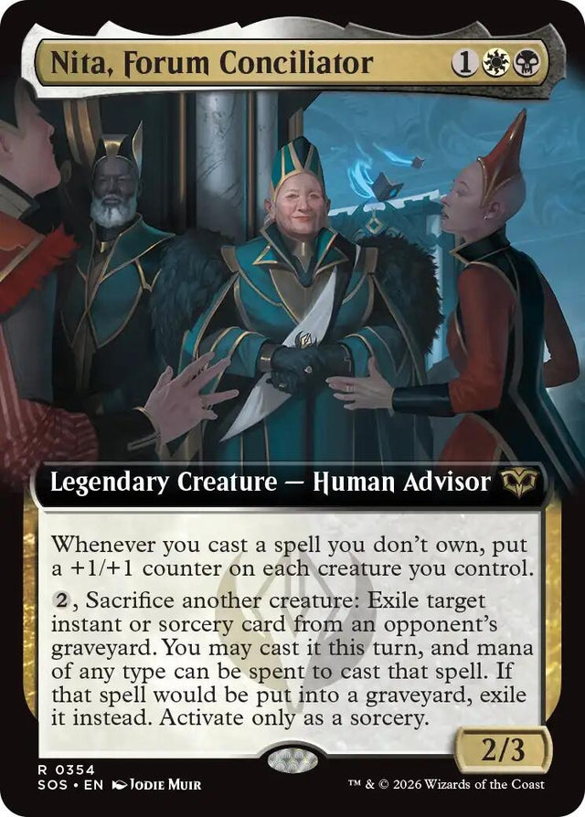 Image for Nita, Forum Conciliator (Extended Art) (354) (Foil) (Secrets of Strixhaven) - Magic: The Gathering