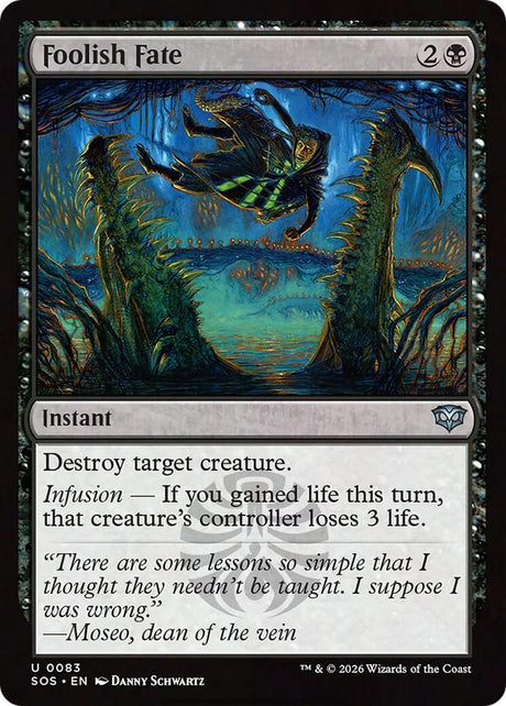 Image for Foolish Fate (83) (Foil) (Secrets of Strixhaven) - Magic: The Gathering