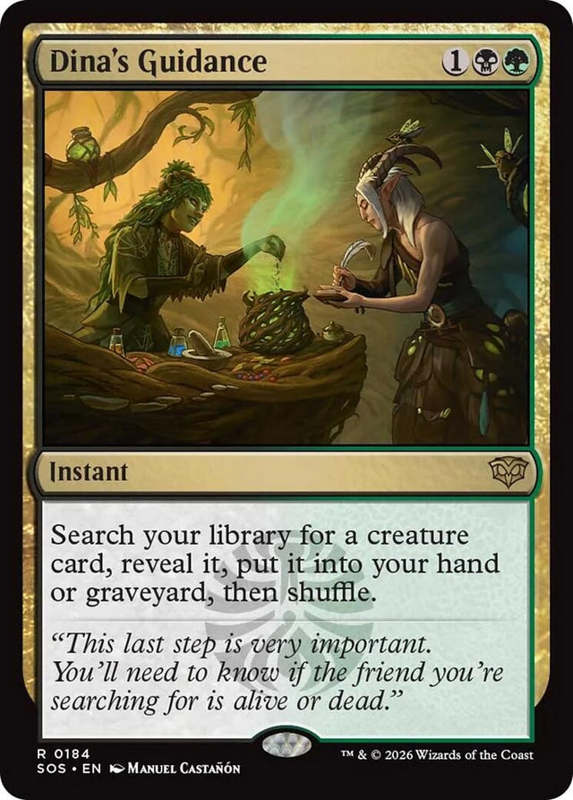 Image for Dina's Guidance (184) (Foil) (Secrets of Strixhaven) - Magic: The Gathering