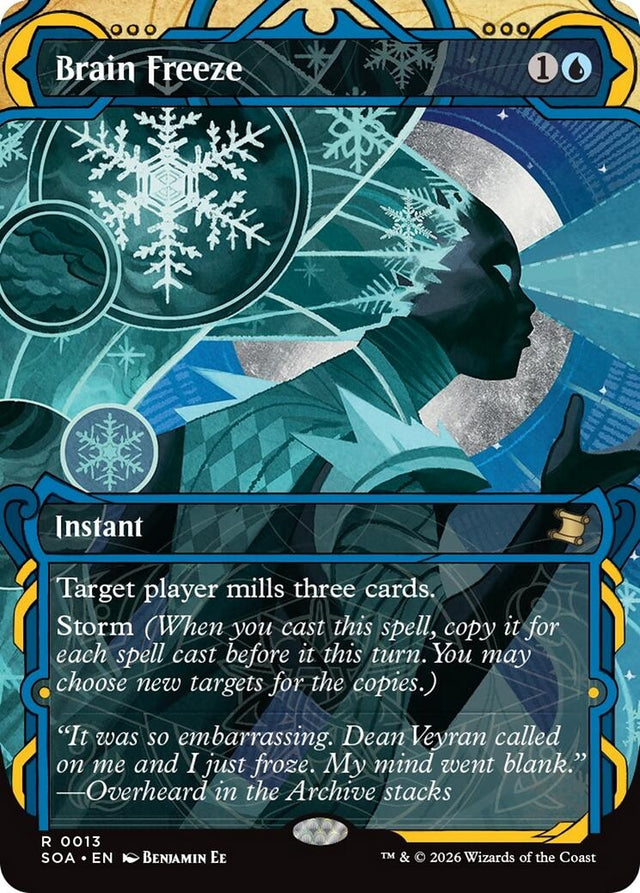 Image for Brain Freeze (13) (Foil) (Secrets of Strixhaven: Mystical Archive) - Magic: The Gathering
