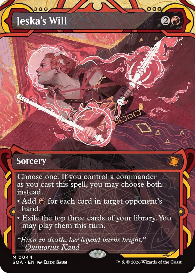 Image for Jeska's Will (44) (Foil) (Secrets of Strixhaven: Mystical Archive) - Magic: The Gathering