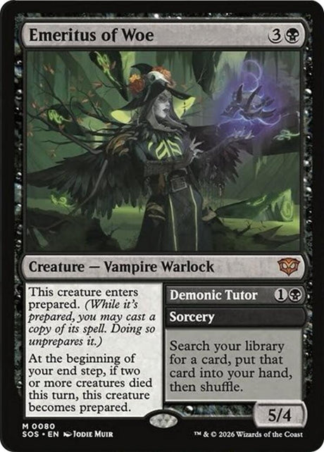 Image for Emeritus of Woe (80) (Secrets of Strixhaven) - Magic: The Gathering