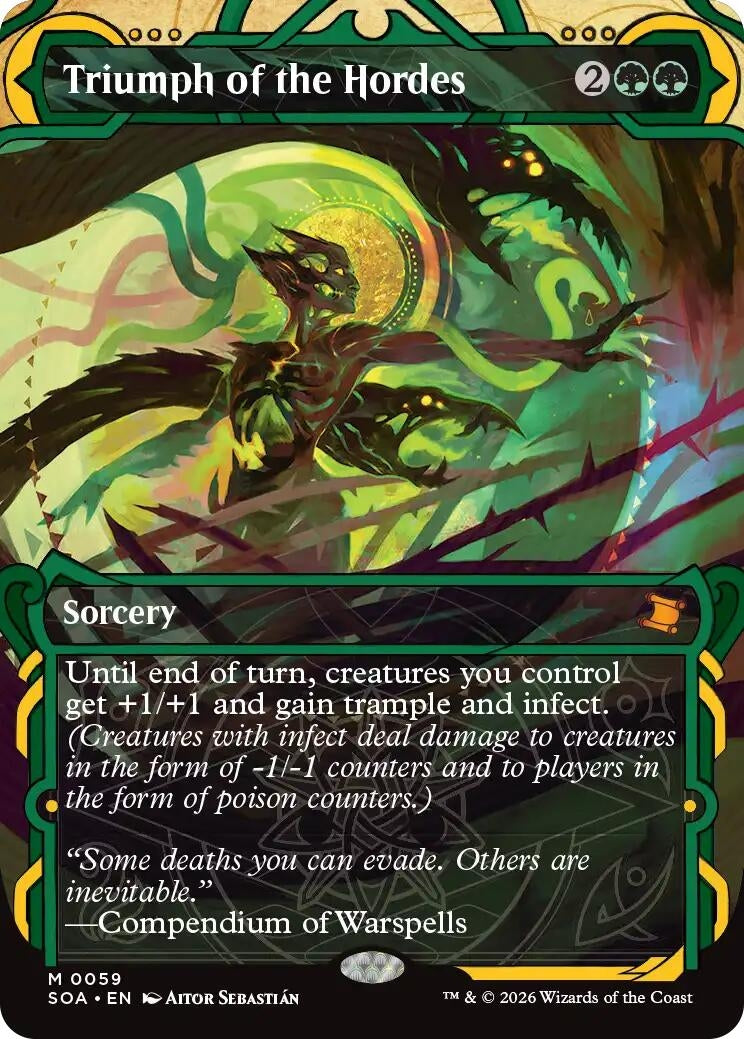 Image for Triumph of the Hordes (59) (Foil) (Secrets of Strixhaven: Mystical Archive) - Magic: The Gathering